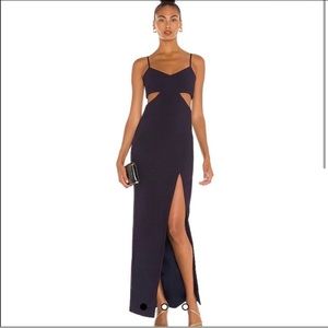 Likely Navy Cutout Maxi Dress